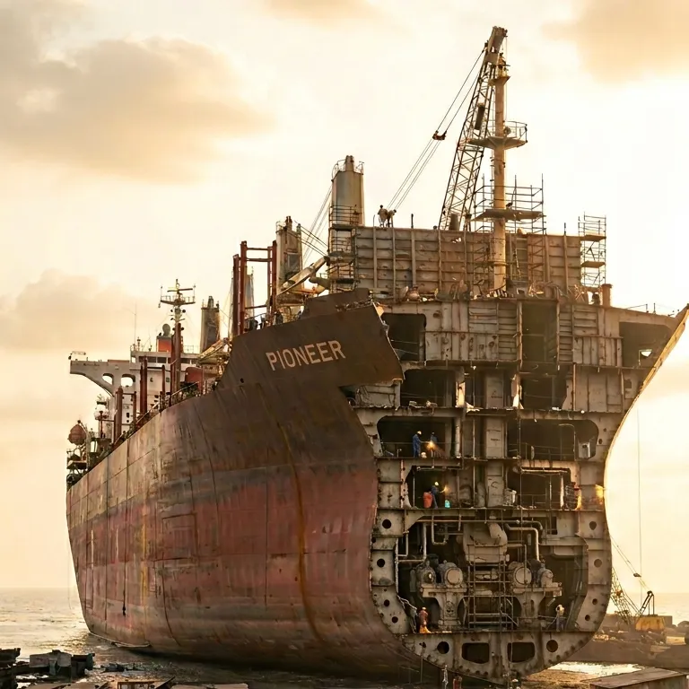 The Salasar Balaji yard at Alang